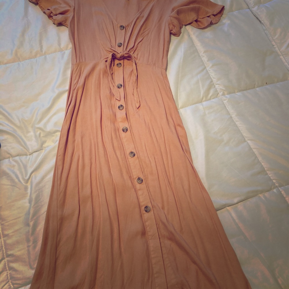 XS form fitted ankle dress